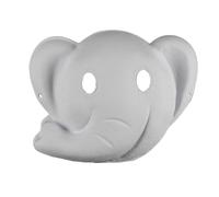 Genérico Mascaras Carnaval Venecia - Máscaras De Carnaval Cara Completa Blanca de Pulpa Hecha a Mano Media Cara Pintada a Mano en Blanco (Watermelon Red One Size)