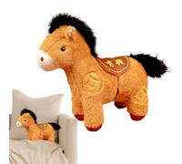 Genérico Mascota Caballo Peluche,2026 Estatuilla De Caballo Coleccionable del Festival | de Mesa Relleno Año Chino | para Espejo Retrovisor Coche Hogar Fiesta Oficina Tienda