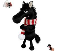 Genérico Mascota de la Suerte del año del Caballo, año del Caballo 2026, Peluche guardián de la Buena Suerte, pequeño Amuleto Que simboliza la Fuerza, el Coraje, el Equilibrio y el Avance (C)