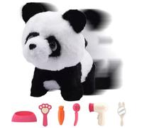 Generico Mascota interactiva - Juguete de peluche con sonido, panda de peluche interactivo electrónico | para niños 3 años en adelante Chicas Navidad Cumpleaños Pascua
