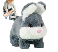 Genérico Mascota Interactiva - Peluche de Conejito Que Camina e Incluye Sonido,Juguete de Peluche Interactivo con Forma de Conejo - para Niños y Niñas Cumpleaños Navidad Pascua