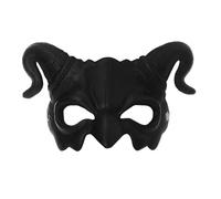 Genérico Masque Halloween Corne de Chèvre | Couvre-Visage Effrayant PU Mousse pour Adultes | Masque Déguisement Horreur Réaliste | Accessoire Fête Bal Masqué Carnaval