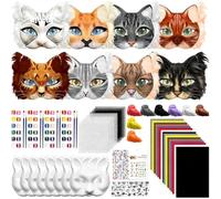 Genérico Masque Making Kit - Blank Face Cover Set For DIY Costume Creation