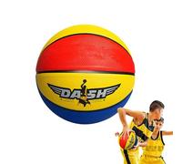 Genérico Match Basketball Size 5 Size 7 - Wear Resistant Elastic Practice Basketball | Anti-Tear Indoor Outdoor B́asketball for Cement and Rubber Floors, Training Game Ball for Youth Adults
