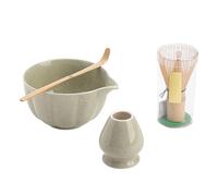 Genérico Matcha Set - Matcha Making Set | Matchaa Starter Kit, Tea Tools For Enthusiasts Beginners Travel Ceremony Home Brewing Latte Making, Include 500ml Bowl Whisk, Scoop And Stand