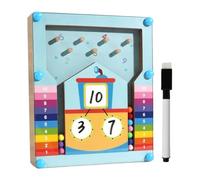 Genérico Math Game, Learning Toy, Addition Decomposition Educational Blocks with Colorful Pieces for Kids Classroom Preschool Travel Kindergarten Home Early Activities, 5.91x0.51x7.09 Inches