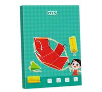 Genérico Math Study Game with Spatial Imagination Fun - Geometry Learning Book, Kids Pull String 3D Geometry Guide Book, for Classroom Road Trip Kindergarten Backyard