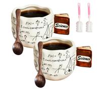 Genérico Mathematical Formulas Tea Mug,Math Ceramic Coffee Cup with Handle,Funny Novelty Drinkware Mugs for Coworker Office Engineer Gifts