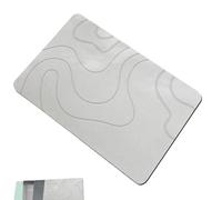 Genérico Matmend Bath Mat, Bath Mat Stone Absorbing, 3 in-1-diatomaceous Earth Drying Set, for Bathroom Floor/Ktichen Cuonter Quick-Drying Easy to Clean (#2,19.7 * 31.5 in)