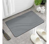 Genérico Matmend Bath Mat, Stone Bath Mat, Quick Drying Non-Slip Shower Mats, Water Absorbing Rug Outside Shower, Diatomaceous Earth Stone Material (Breakpoints-L)