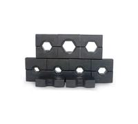 Genérico Matrices de Repuesto for crimpadora hidráulica (1 par), for Abrazadera hidráulica YQK-240, 4 Matrices de crimpado hexagonales de 300 mm²(50mm²)