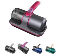 Genérico Mattress Vacuum,Cleaner 8000 High Frequency Double per Minute Suction with Dual Vibration Pads Cordless Mattress Vacuum,Deep Clean for Mattresses Sofas Carpets (Grey Red)
