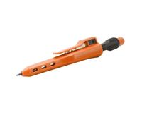 Genérico Mechanical Carpenter Pencil Marker - Woodworking Scriber Tool for Construction Tasks | Metal Body with Refill Lead System, Deep Hole Marking Device, Precision Layout Instrument for Builders