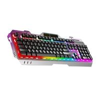 Genérico Mechanical Keyboard, Backlit Keyboard, 104 Keys Quick Response High Sensitivity Wired Interface USB Connection Ergonomic Layout, Key Board for Computer, 19.29x7.09x1.77inches