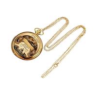 Genérico Mechanical Pocket Watch - Chain Pendant Style, Antique Inspired Metal Body, Precision Movement, Stylish Collectible Watch | Retro Fashion Statement Piece Daily Use, Designed for Men Women