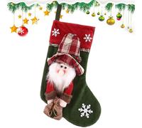 Genérico Medias de Navidad, Decoraciones de Medias de Navidad | Medias de Papá Noel Dulce - Adornos de Navidad, Bajo alce para abrigos, decoración de árbol de navidad, vacaciones