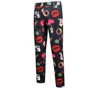 Genérico Medias para el DíA de San Valentín para Hombres con Corazones Corazón Rojo Leggings Sexys Pantalón Ajustado Corazón Lindo y Deportivo Dar Una Reseña de Mis Compras