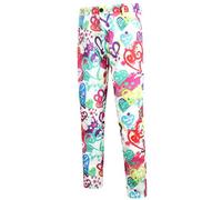 Genérico Medias para el DíA de San Valentín para Hombres con Corazones Corazón Rojo Leggings Sexys Pantalón Ajustado Corazón Lindo y Deportivo Dar Una Reseña de Mis Compras