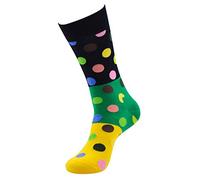 Genérico Medias Resistente Gran Tamaño Patrón Hombres Casual Calcetines Cómodo Embarazo Transparente, amarillo, Talla única