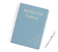 Genérico Medicine Notebook - A5 Health Log Journal, Daily Medication Tracker Planner, Organized Record Book, Health Management Tool for Caregivers, Seniors, Patients, Home, Travel