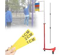 Genérico Medidor de Salto Vertical Ajustable: Equipo de Entrenamiento portátil de pie para Deportes de Interior/Exterior, Entrenador de Salto telescópico para la Mejora del Rendimiento.