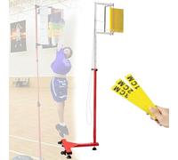 Genérico Medidor de Salto Vertical: Ayuda de Entrenamiento con Altura Ajustable en el Suelo, con cordón y Rueda giratoria para una evaluación precisa del Salto en Interiores y Exteriores y para Mejor