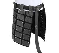 Genérico Medieval Battle Skirt - Faux Leather Knight Costume, Vintage Thigh Belt Skirt, Realistic Cosplay Outfit For Men | Perfect For Parties Shows Renaissance Fairs LARP And Themed Events