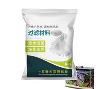 Genérico Medio Filtrante Biológico,500 G con De Malla Y Anillos De Recambio - Recambio de Filtro de Estanques,para Agua Salada, Hogar, Oficina, Estanque, Exterior, Coral, Betta, Tortuga, Camarón