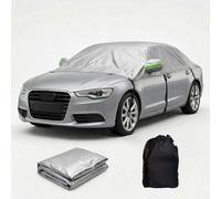 Genérico Medio Funda Coche Exterior para BMW Mini Cooper 2DR 2002-2021, Oxford 420D Cubre Coche Exterior, Protección para Todo Tipo De Clima, Protección contra El Sol, Lluvia, Polvo, UV(Plata)