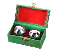 Genérico Meditation Balls - 2 Piece Chinese Hand Fitness Set | Relaxing Needlework for Adults, Physical Training Equipment, Compact Stress Relief Tool, Perfect for Men Women Home Office Travel