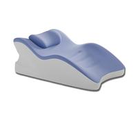 Genérico Megelyn - The Flame Pillow,27° Angle Position,Memory Foam Wedge Cushion,Integrated Curved Surface,Ideal for All Postures (Blue)
