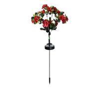 Genérico Memorial Garden Lights, Ultra-Realistic Artificial Petal Solar Powered Garden Stakes, IP65 Weatherproof Cemetery and Burial Ground Decoration, Automatic LED Outdoor Landscape Lighting