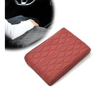 Genérico Memory Cotton Car Armrest Box Pad, 2026 Upgrade Waterproof Car Center Console Cover Pad, Leather Auto Armrest Cover Protector, Universal Arm Rest Cushion Pads for SUV/Truck/Vehicle (Red)
