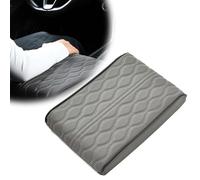 Genérico Memory Cotton Car Armrest Box Pad, 2026 Upgrade Waterproof Car Center Console Cover Pad, Leather Auto Armrest Cover Protector, Universal Arm Rest Cushion Pads for SUV/Truck/Vehicle (Gray)