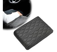 Genérico Memory Cotton Car Armrest Box Pad, 2026 Upgrade Waterproof Car Center Console Cover Pad, Leather Auto Armrest Cover Protector, Universal Arm Rest Cushion Pads for SUV/Truck/Vehicle (Black)