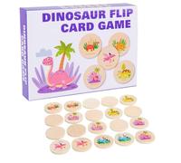 Genérico Memory Game, Matching Board, Portable Size Bright Illustrations Educational Fun Safe Design Quick Instructions Logical Thinking, Logical Thinking Playset for Kids