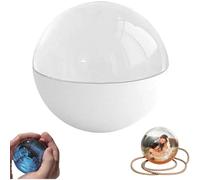 Genérico Memory Sphere,3D Ultrasound Crystal,Video Orb,2.7in 3D Crystal Ball Ultrasound with Electronic Display Sound,Personalized Custom Digital Photo Video Player (White)
