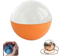 Genérico Memory Sphere,3D Ultrasound Crystal,Video Orb,2.7in 3D Crystal Ball Ultrasound with Electronic Display Sound,Personalized Custom Digital Photo Video Player (Orange)