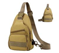 Genérico Men Chest Sling Bag - Sling Pack for Men | Shoulder Backpack Portable Bag | Portable for Travel Hiking | Waterproof Adjustable Outdoor Carrier Pouch fôr Walking Climbing Daily Use Camping