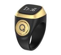 Genérico Men Counter Tasbeh - Contador electrónico digital para hombres | Contador Tasbeeh electrónico recargable de 40 mAh, 5 recordatorios de tiempo de oración, anillo contador de dedo digital