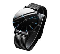 Genérico Men’s Sports Watch, Luxury Wristwatch, Fashionable Timepiece, Durable Stainless-Steel Strap, Precision Silicon Movement, Ideal for Daily Wear & Gift, Silver, Single Pack