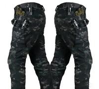 Genérico Men’s Winter Tactical Pants - Fleece Lined, Durable, Stretchable for Cold Weather Work & Outdoor Adventures (B,XL)