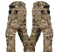 Genérico Men’s Winter Tactical Pants - Fleece Lined, Durable, Stretchable for Cold Weather Work & Outdoor Adventures (A,M)