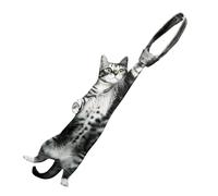 Genérico Men Ties Funny Cat Neck Tie - 150cm Animal Print Necktie | 3D Feline Pattern Fashion Tie Polyester | Novelty Party Costume Accessory for Halloween Christmas Wedding Events