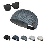 Genérico Mens Breathable Mesh Brimless Hat, Outdoor Mesh Cap, Adjustable Cooling Skullcap, Lightweight, Breathable & Quick-Dry (03)