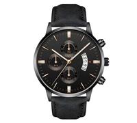 Genérico Men's Business Watch - 4cm Fashion Wristwatch | Leather Strap