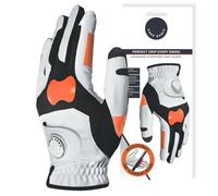 Genérico Mens Golf Gloves, Left Hand Grip Training Chipping Aid | Glog Club Positioning Gloves For Swing Correction, Grip Training, Short Game Practice, Indoor Simulation, On-Course Drills