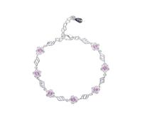 Genérico Mensaje Inoxidable Piedras Acero 8 Anillos Pulsera Para Mujer Cumpleaños Boda Para Mom Varias Perlas Naturales Joyería, talla única, Zinc alloy, No es una piedra preciosa