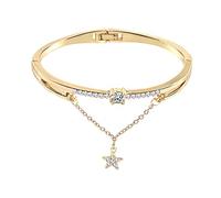 Genérico Mensajes Perlado Anillos Moda Estrella Pulsera Sintética Patrón Pulseras Pulseras Valentine Joyería, talla única, Poliéster, No es una piedra preciosa