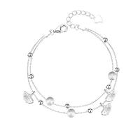 Genérico Mensajes Perlas Natural Anklet Anklet Anklet Gold Chaped Chain Anklets For Women Choice Rodonite Hombre Pulsera Ancho Anillos, talla única, Cobre, No es una piedra preciosa